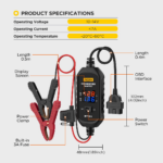 AUTOOL BT30 ECU Backup Power Cable
