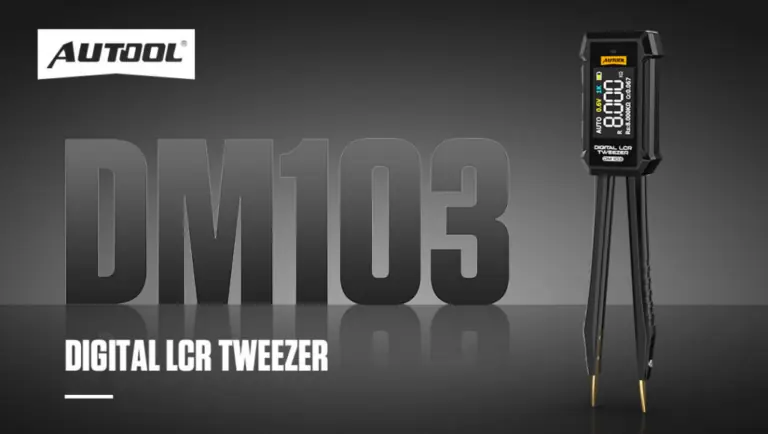 AUTOOL DM103 digital LCR tweezer release image