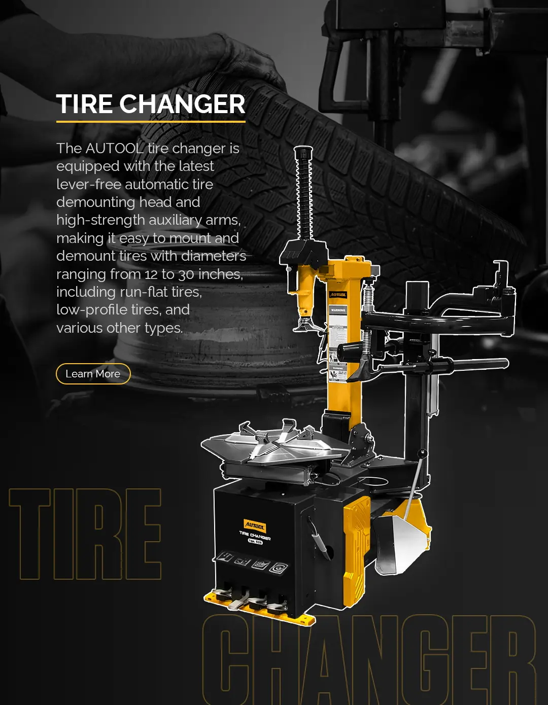 Tougher & Universal! AUTOOL New Tyre Changer - 4S/Repair Shop First Choice