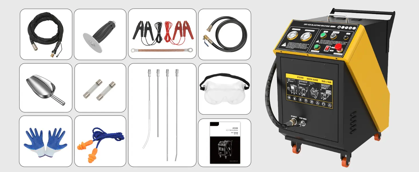 AUTOOL dry ice blaster multi-purpose cleaning result