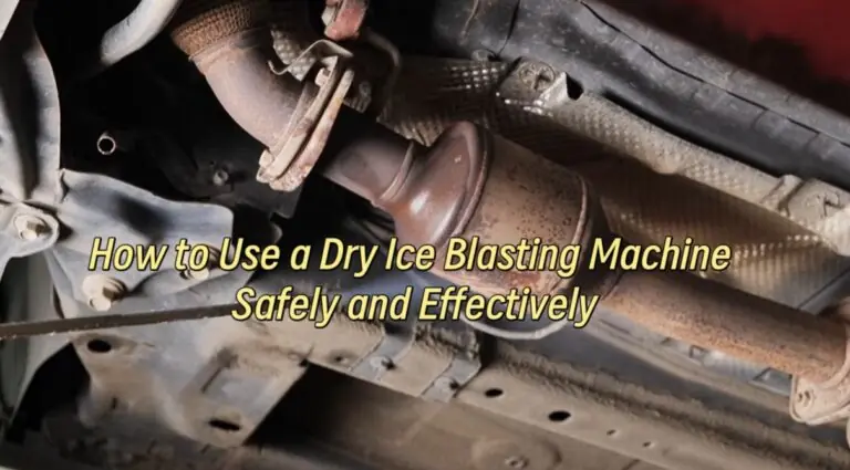 How to Use a Dry Ice Blasting Machine Safely and Effectively