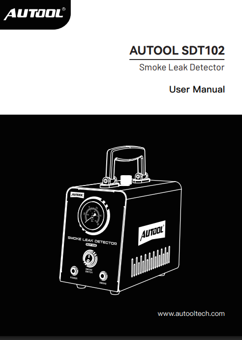 AUTOOL SDT102 EVAP smoke machine manual preview