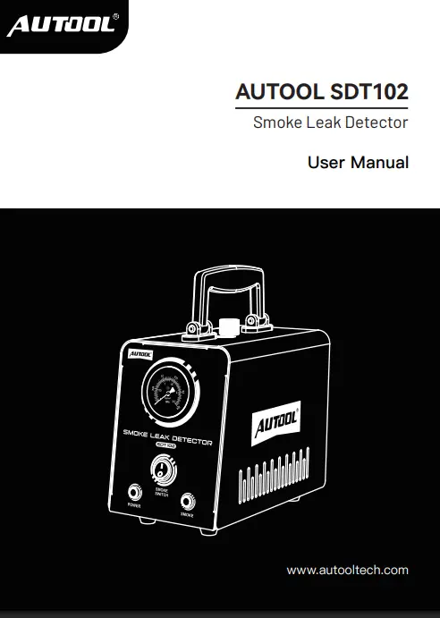 AUTOOL SDT102 user manual preview