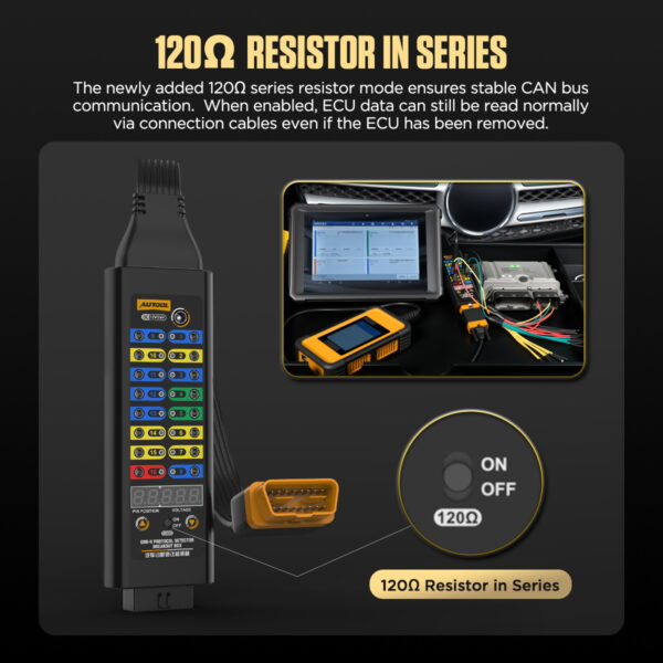 AUTOOL OBD2 Breakout Box Protocol Detector Premium Version