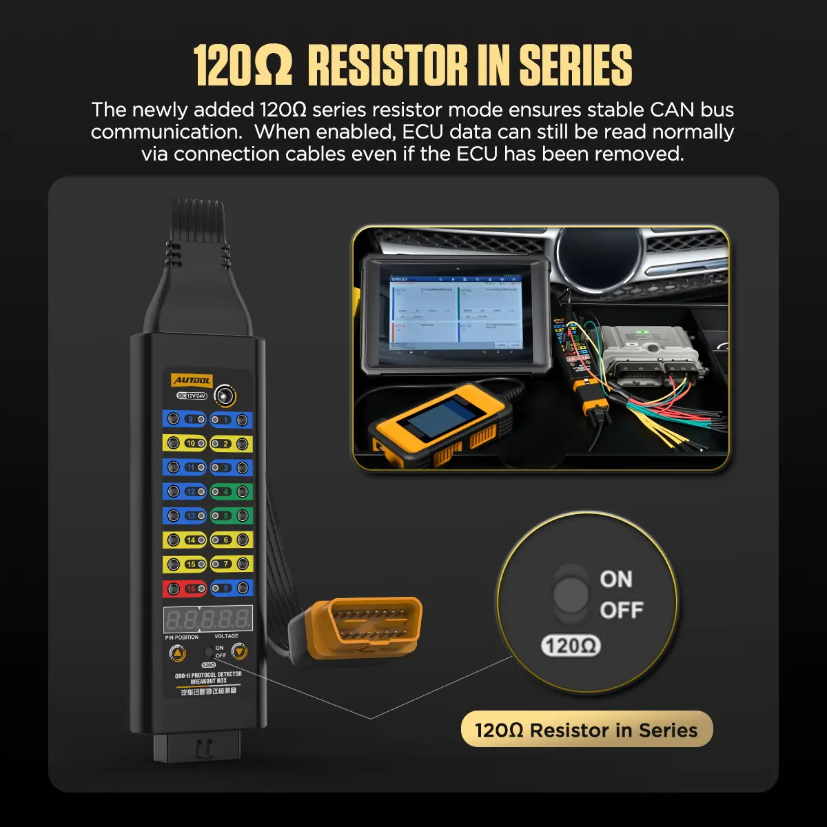 AUTOOL OBD2 Breakout Box Premium Version feature image 8