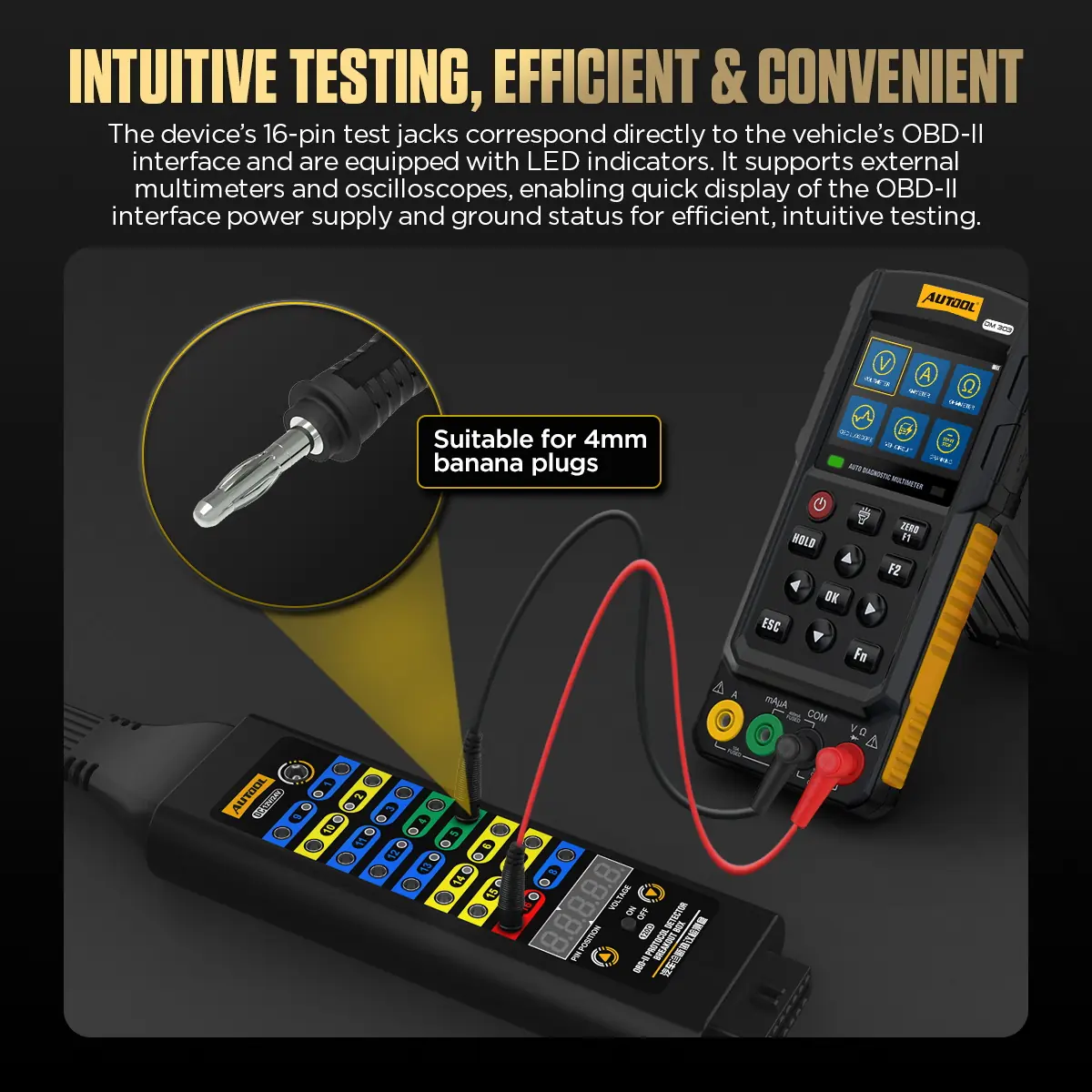 AUTOOL OBD2 Breakout Box Premium Version feature image 1