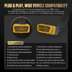 AUTOOL OBD2 Breakout Box Protocol Detector Premium Version