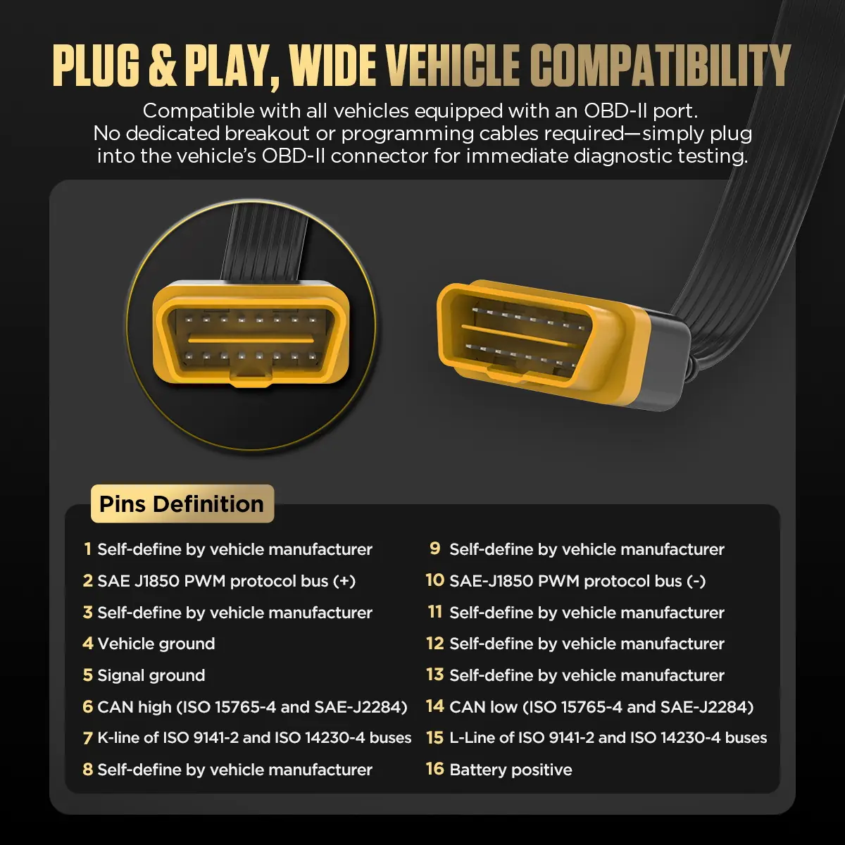 AUTOOL OBD2 Breakout Box Premium Version feature image 4