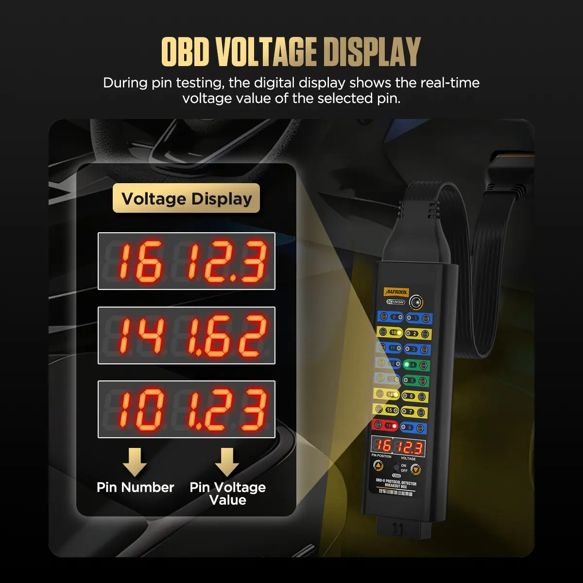 AUTOOL OBD2 Breakout Box Premium Version feature image 6