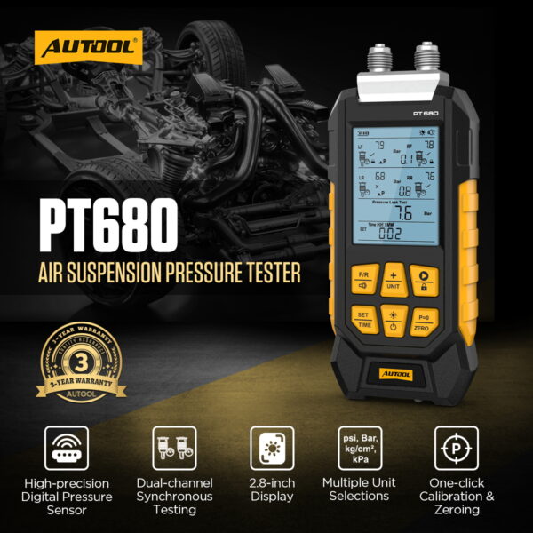AUTOOL PT680 Air Suspension Pressure Tester