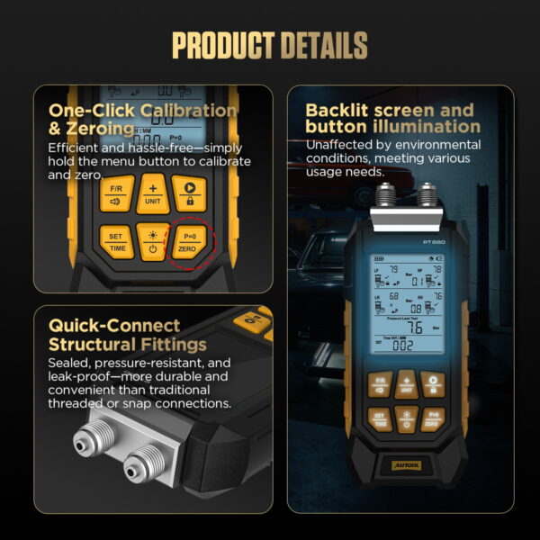 AUTOOL PT680 Air Suspension Pressure Tester