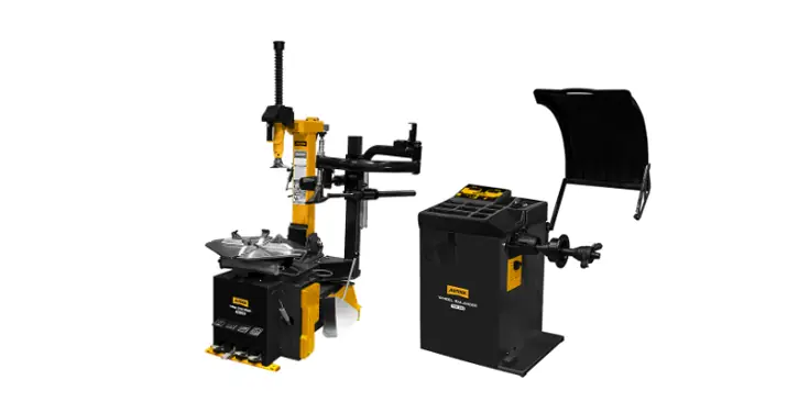 AUTOOL TCA506 tire changer and TWB205 wheel balancer combo