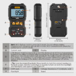 AUTOOL DM202 Mini Digital Multimeter NCV Tester Ture-RMS 4000 Counts