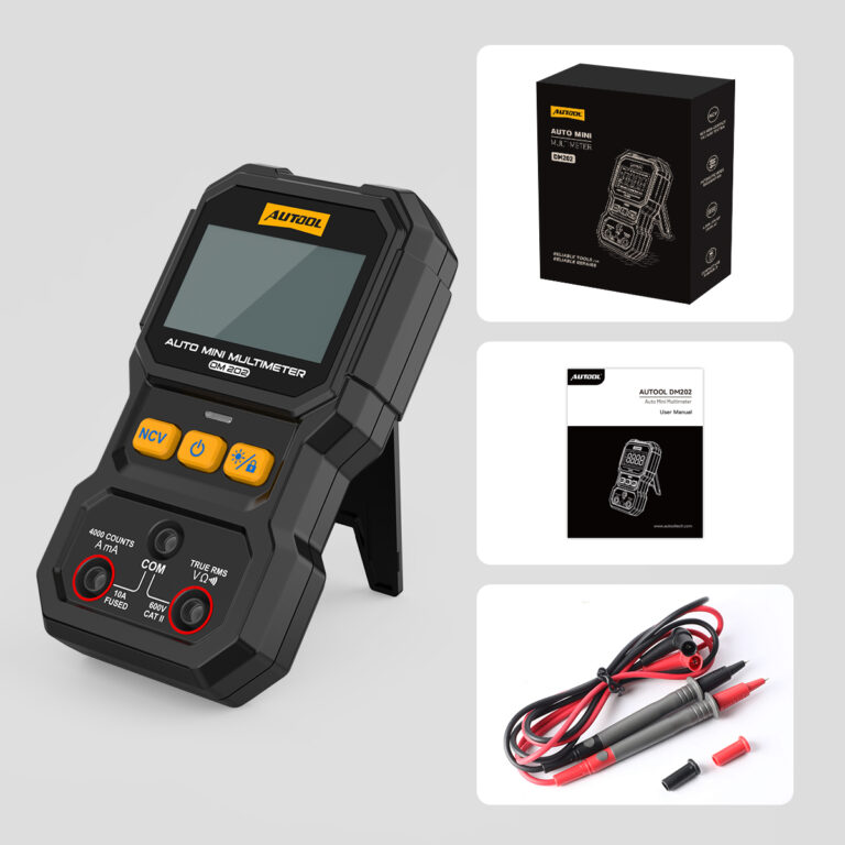AUTOOL DM202 Mini Digital Multimeter NCV Tester Ture-RMS 4000 Counts