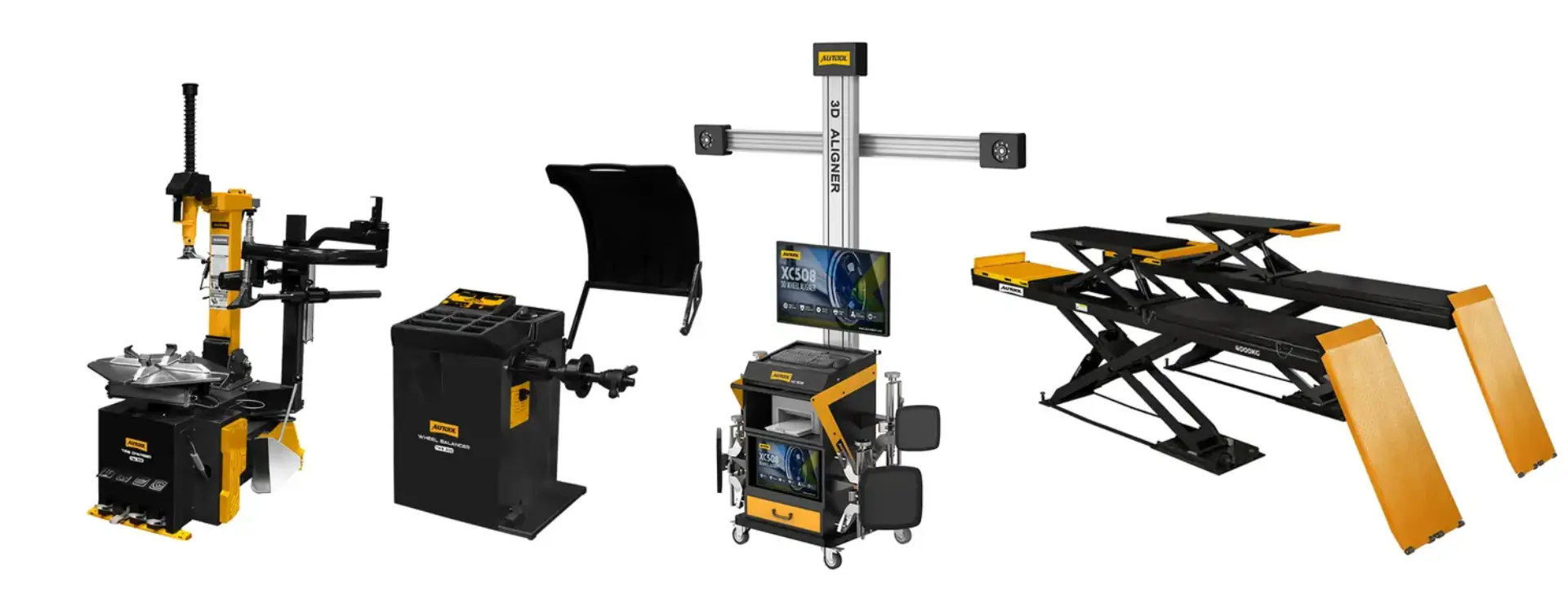 AUTOOL tire service package equipment lineup