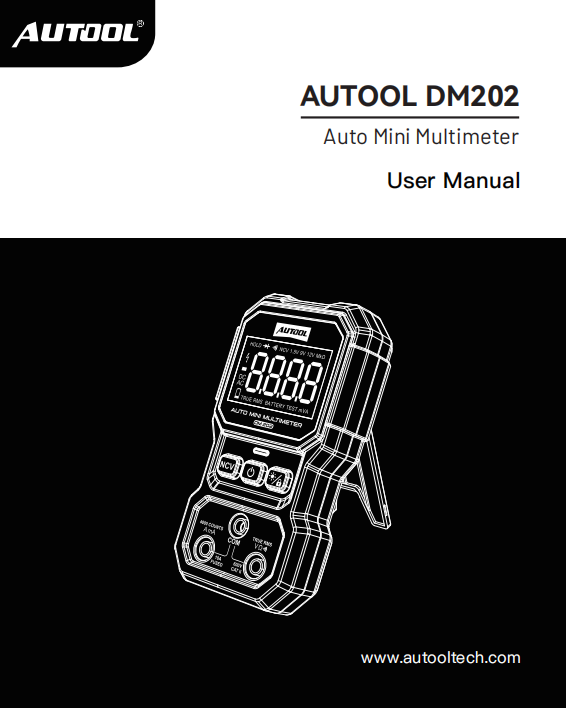 AUTOOL DM202 user manual preview image