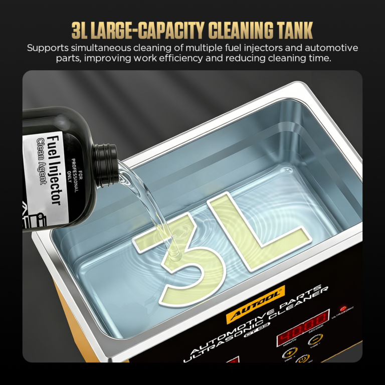 AUTOOL CT83 3 L Dual-Transducer Heated Ultrasonic Parts Cleaner