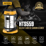AUTOOL HTS559 walnut sand engine carbon cleaner for intake valve service