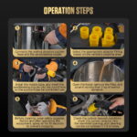 How to operate AUTOOL HTS559 walnut sand de-carbon cleaner