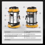 AUTOOL HTS559 walnut sand carbon cleaner parts and components diagram