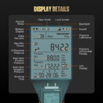 AUTOOL PT530 digital manometer LCD display indicators and measurement data