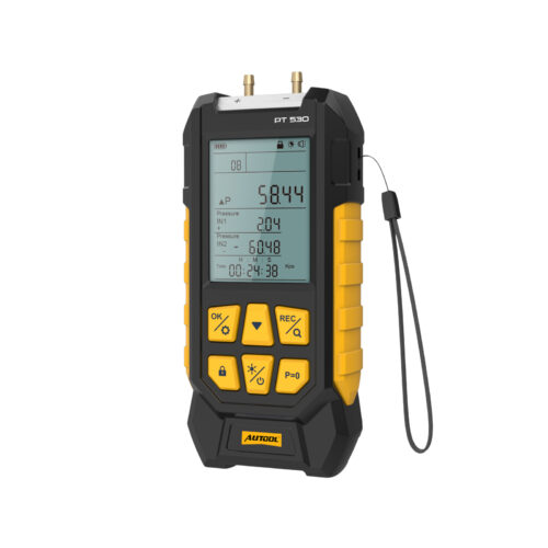 AUTOOL PT530 digital manometer dual-port pressure gauge main product view
