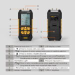 AUTOOL PT530 digital manometer parts ports and control buttons diagram