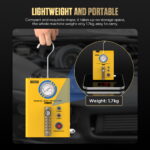 AUTOOL SDT203 lightweight portable automotive smoke tester with hanging hook
