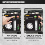 AUTOOL SDT205S independent air mode and smoke mode controls