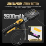AUTOOL SVB308 2600mAh detachable rechargeable battery for extended inspections