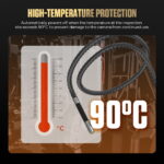 AUTOOL SVB308 borescope high-temperature protection up to 90 degrees Celsius