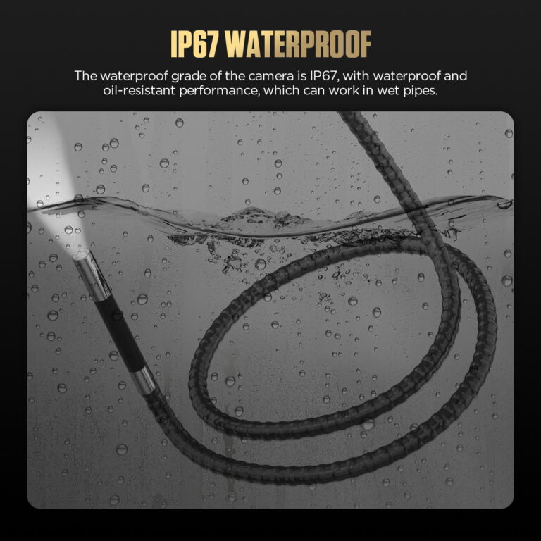 AUTOOL SVB308 IP67 waterproof and oil-resistant flexible camera probe