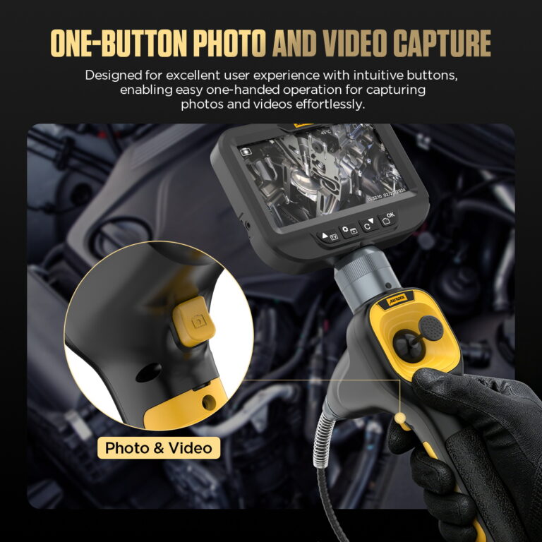 AUTOOL SVB308 one-button photo and video capture for automotive inspection