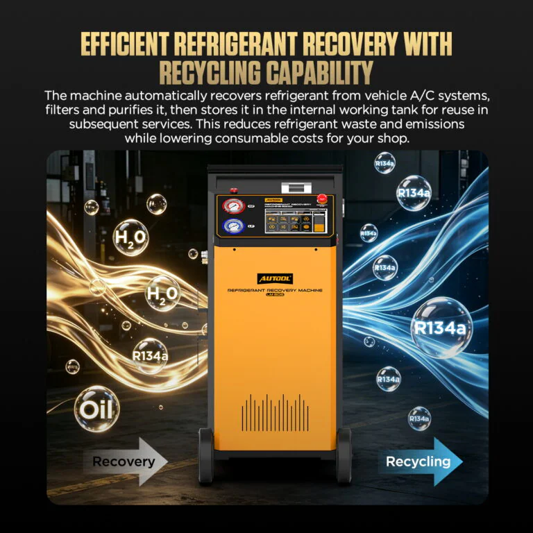 AUTOOL LM806 R134a A/C Service Workstation