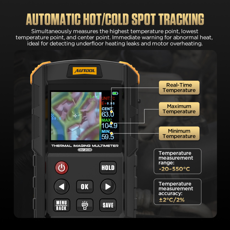 AUTOOL DM208 Thermal Imaging Digital Multimeter