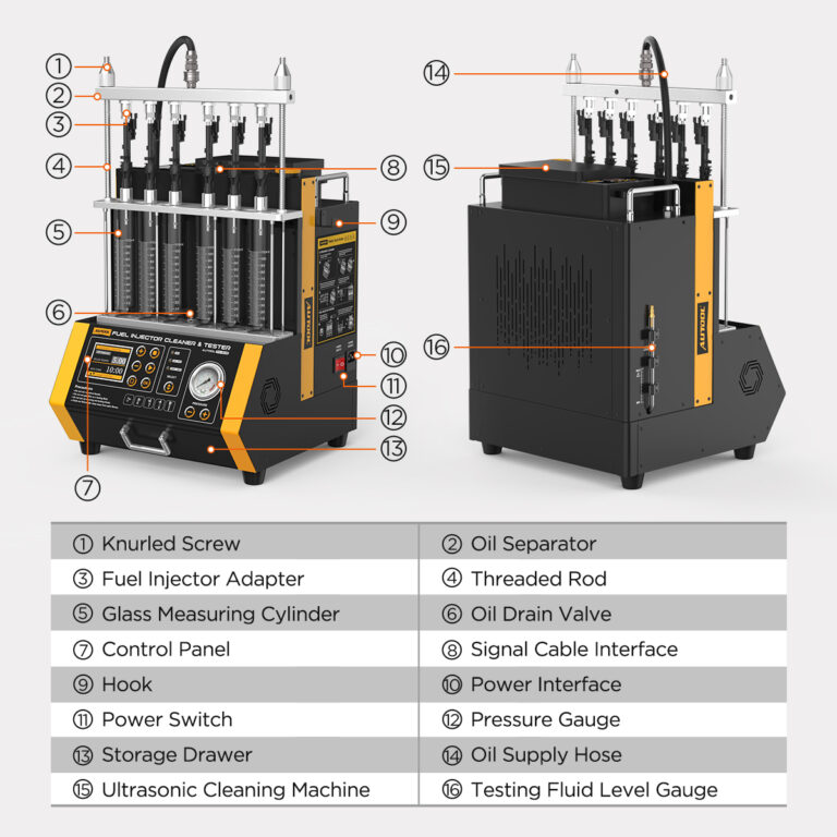 FN606 Fuel Injector Cleaner & Tester