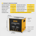 AUTOOL CT85 Digital Ultrasonic Cleaner14 AUTOOL CT85 10 L Heated Ultrasonic Parts Cleaner