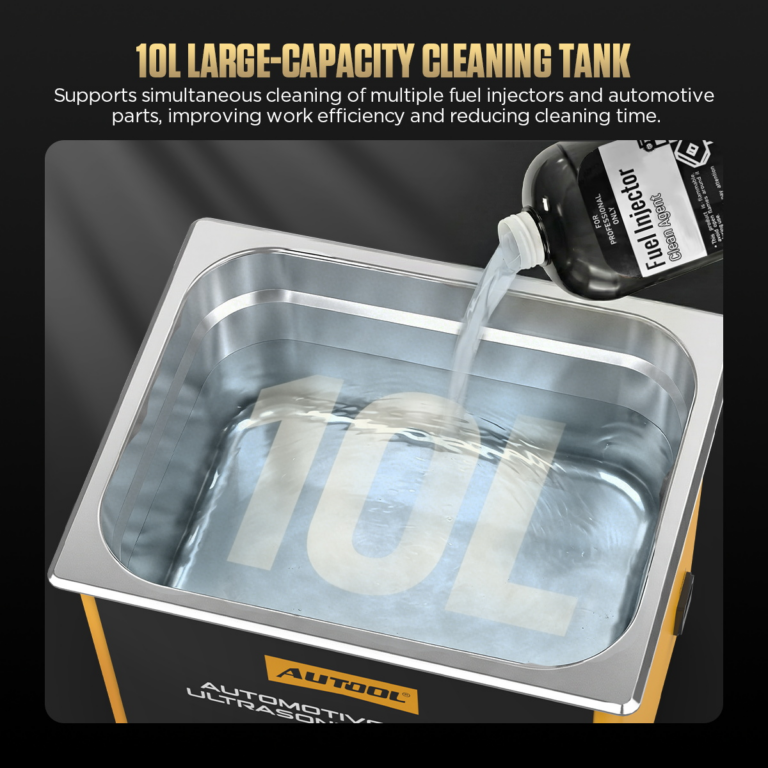 AUTOOL CT85 Digital Ultrasonic Cleaner8 AUTOOL CT85 10 L Heated Ultrasonic Parts Cleaner