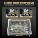 AUTOOL CT85 Digital Ultrasonic Cleaner9 AUTOOL CT85 10 L Heated Ultrasonic Parts Cleaner