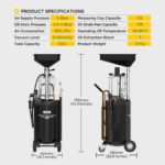 AUTOOL OD750 Pneumatic Oil Drainer and Extractor