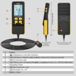 AUTOOL PT630 Digital Fuel Pressure Gauge-11 AUTOOL PT630 Dijital Yakıt Basınç Göstergesi
