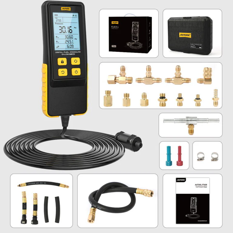 AUTOOL PT630 Digital Fuel Pressure Gauge-12 AUTOOL PT630 Dijital Yakıt Basınç Göstergesi