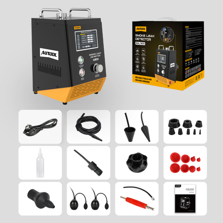 AUTOOL SML500 Touchscreen Automotive Smoke Leak Detector