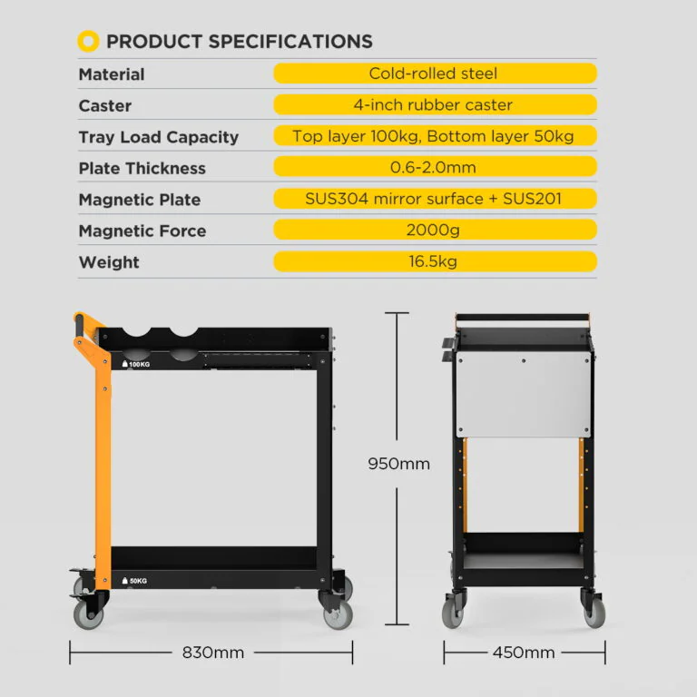 AUTOOL T31 Two-Tier Workshop Tool Cart