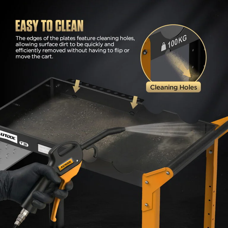 AUTOOL T31 Two-Tier Workshop Tool Cart