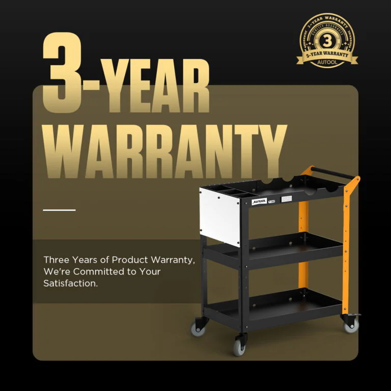 AUTOOL T32 Three-Tier Workshop Tool Cart