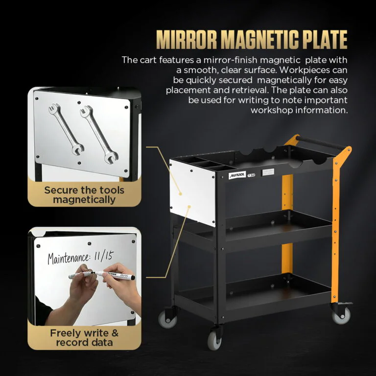 AUTOOL T32 Three-Tier Workshop Tool Cart