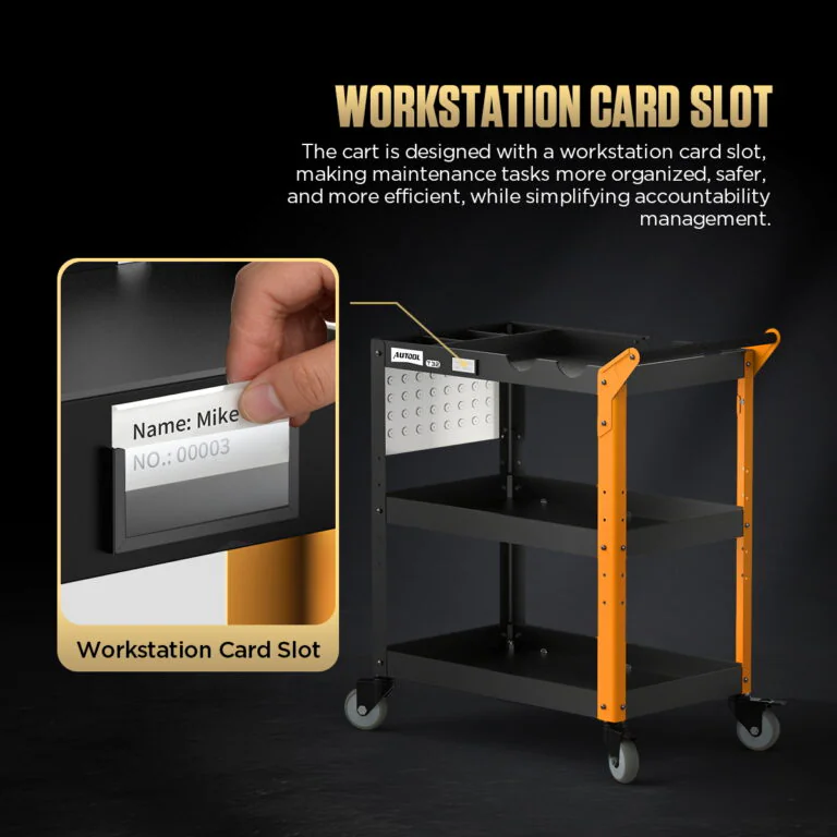 AUTOOL T32 Three-Tier Workshop Tool Cart