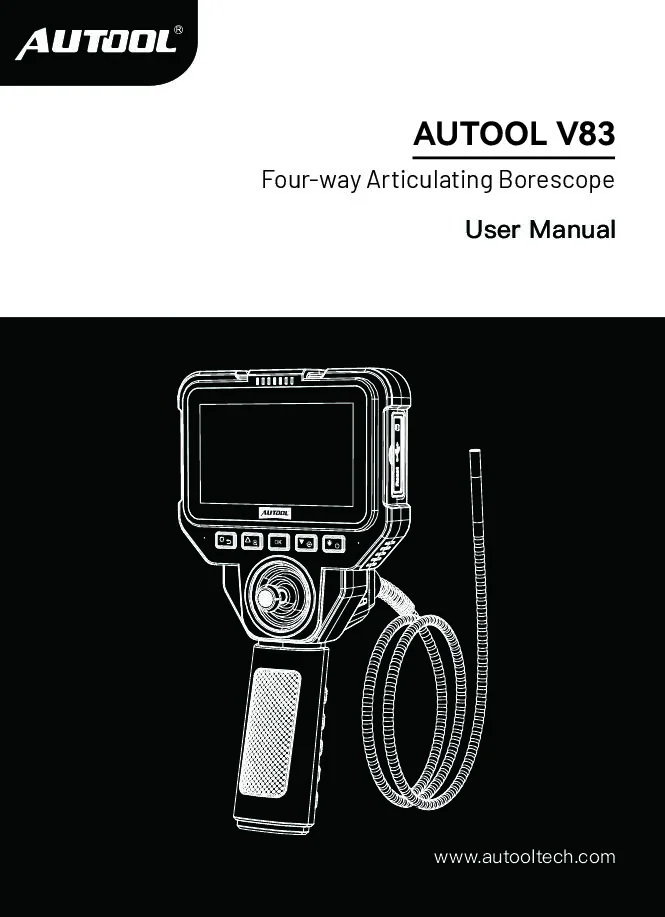 AUTOOL V83 使用手冊和設定指南涵蓋