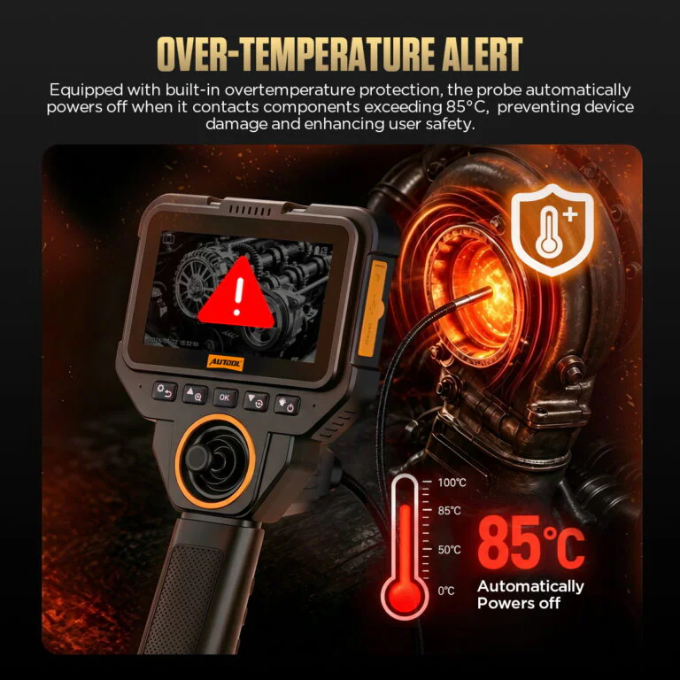 AUTOOL V82 Four-Way Articulating Borescope
